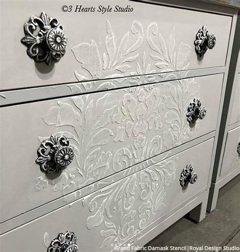 Shabby Chic Farmhouse Style Furniture Stencils For Painting Diy Decor