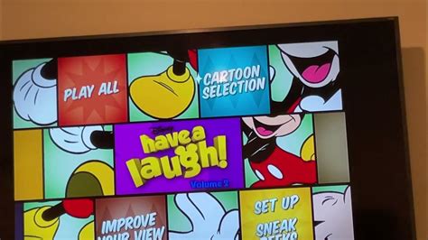 Disney Have A Laugh Dvd Menu Youtube