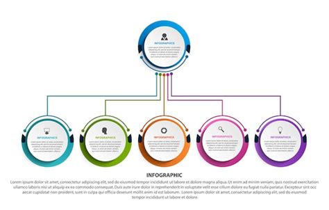 Premium Vector Infographic Design Organization Chart Template