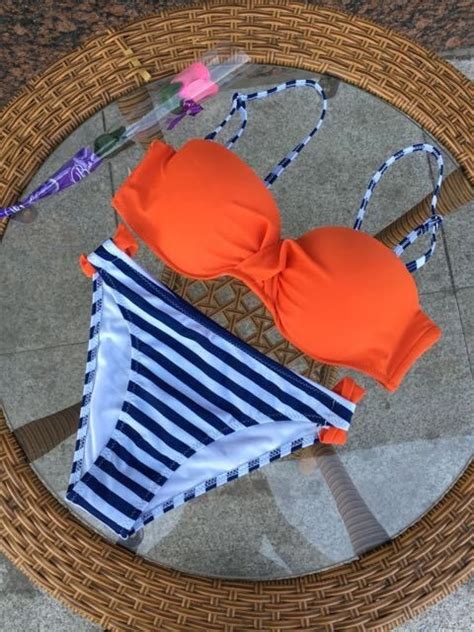 Buy Bikini Set 2017 Summer Low Waist Swimwear Women Sexy Bench Swimsuit Bathing