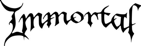 Immortal Logo Metal Band Logos Immortal Logo Immortal