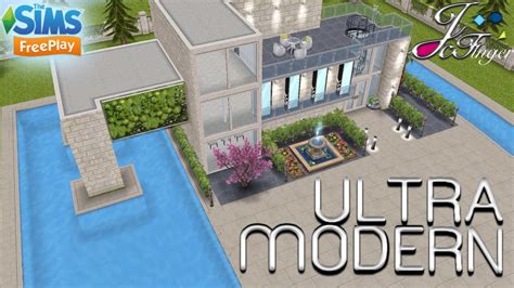 Design Rumah The Sims Freeplay Modern Dan Minimalis Part 1 Youtube