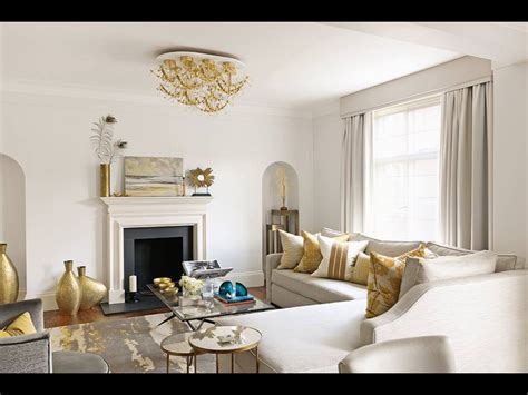 Get The Glamorous Look 15 Grey And Gold Living Room Ideas Dhomish