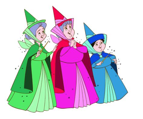 Sleeping Beauty Fairy Godmothers Disney