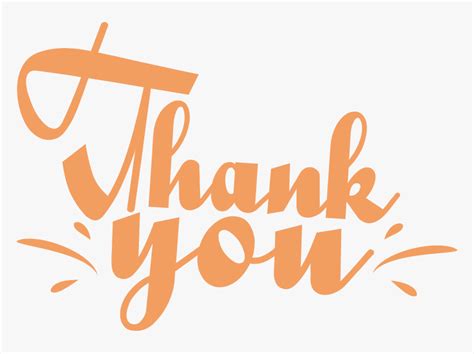 Vector Thank You Thank You Graphic Png Transparent Png Kindpng