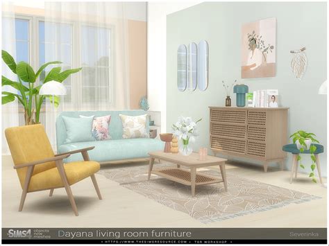 The Sims Resource Dayana Living Room Furniture
