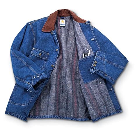 Carhartt Denim Barn Coat Stonewashed 104162 Insulated Jackets