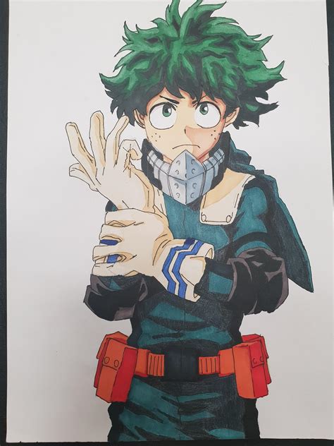 Ive Wanted To Draw Deku For A While Ever Since I Got Markers Now