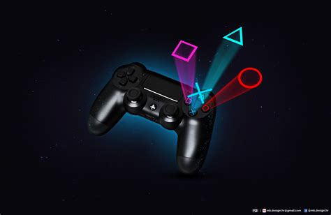 Cette manette ps4 pro personnalisée a été peinte a l'aérographe par nos soins. PS4 Controller Wallpapers - Wallpaper Cave