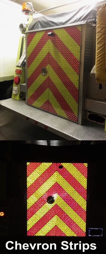 Nfpa 1901 Reflective Chevron Striping For Fire Trucks And Apparatus