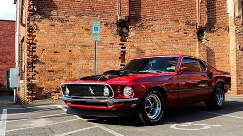 Candy Apple Red 1969 Ford Mustang Mach 1 Fastback Ford Daily Trucks