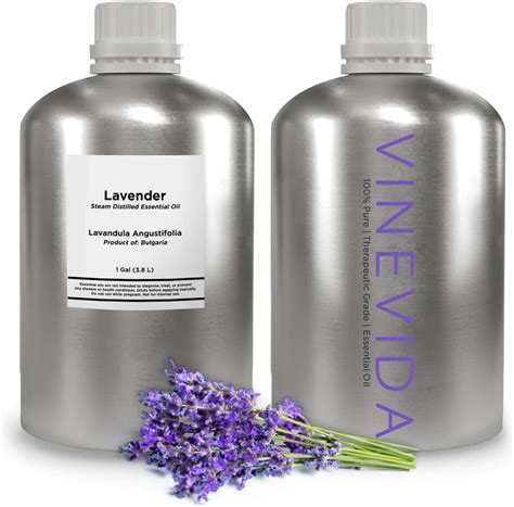 Bulk Lavender Essential Oil 1 Gallon Lavender Essential Oil 100 Pure And Undiluted Essential
