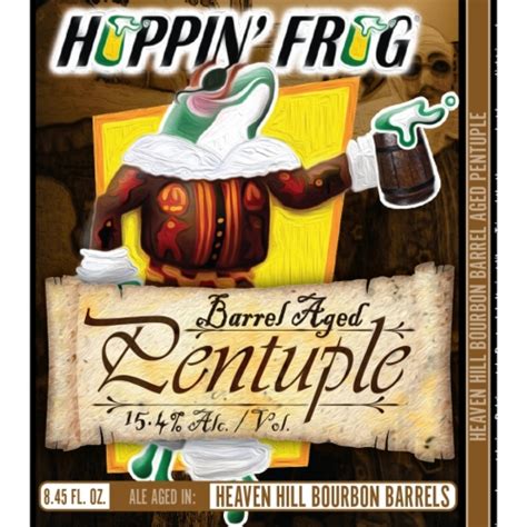 Heaven Hill Barrel Aged Pentuple Hoppin Frog Brewery Untappd