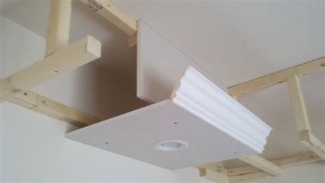 Considering a coffered ceiling in your own abode? Sofit construction. Good idea | Ceiling design