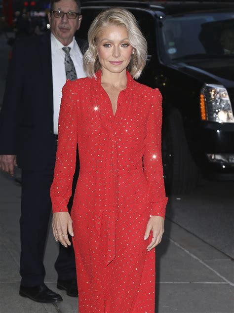 Kelly Ripa Arrives At The Late Show With Stephen Colbert In New York 02