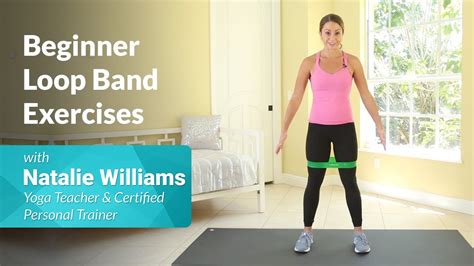 Loop Resistance Band Exercises For Beginners Youtube