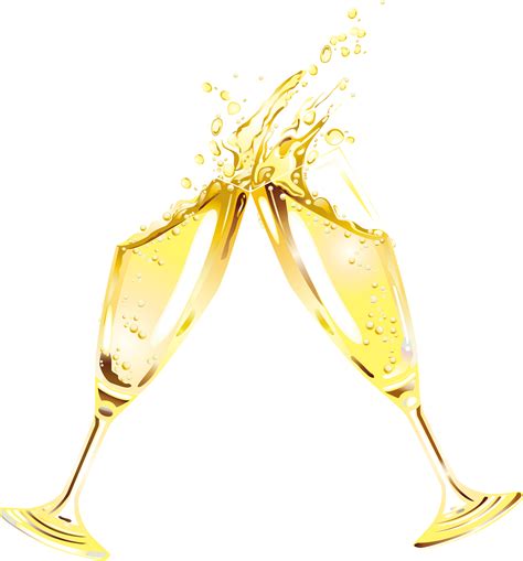 Collection of champagne glasses clipart (60). Champagne glass PNG | Шампанское, Бутылки шампанского, Подарки