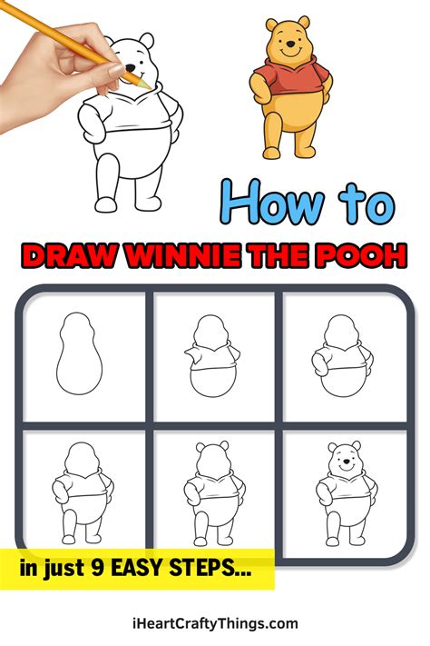 How To Draw Pooh How To Draw Pooh The Bear From Winnie The Pooh With