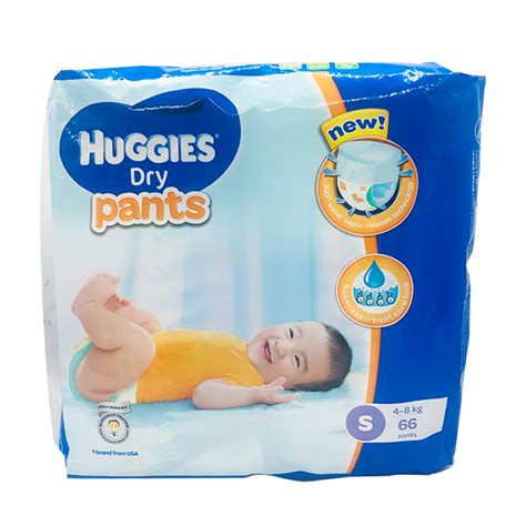 Huggies Dry Baby Diaper Pants 66s Size S