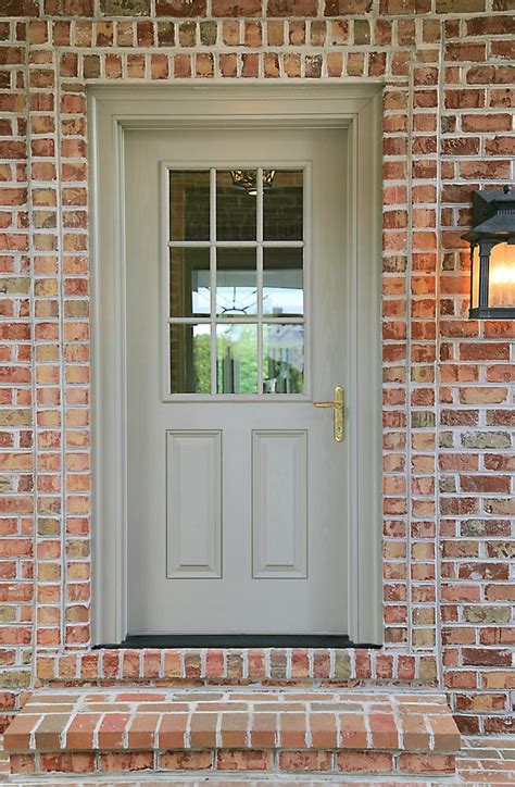 Kolbe 9 Lite Smooth Fiberglass Entry Door With Pdl Lite Divisions Yelp