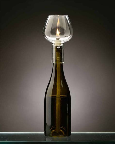 Wine Bottle Oil Lamp Kit By Firefly Design Firefly Fuel