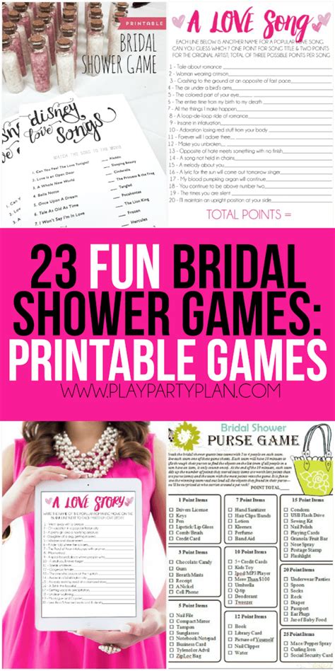 23 More Fun Bridal Shower Games Artofit