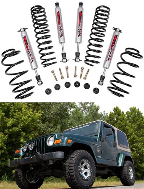 rough country 2 5in suspension lift kit jeep tj wrangler 97 06 tj25 jeepinoutfitters