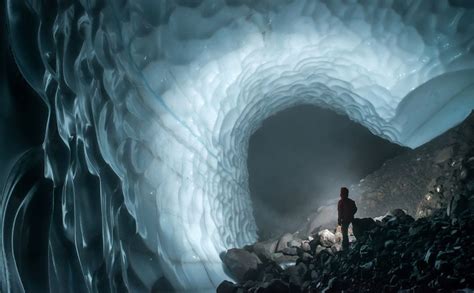 Ice Caves Below The Snow Cap Of Mount Rainier Photo By Francois Xavier
