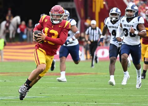 Why Isnt Usc Celebrating Caleb Williams Success Los Angeles Times