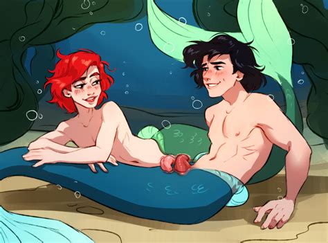 Ripushko Ariel Prince Eric Disney The Babe Mermaid Bad Tag Fembabe Gay Girly Babes