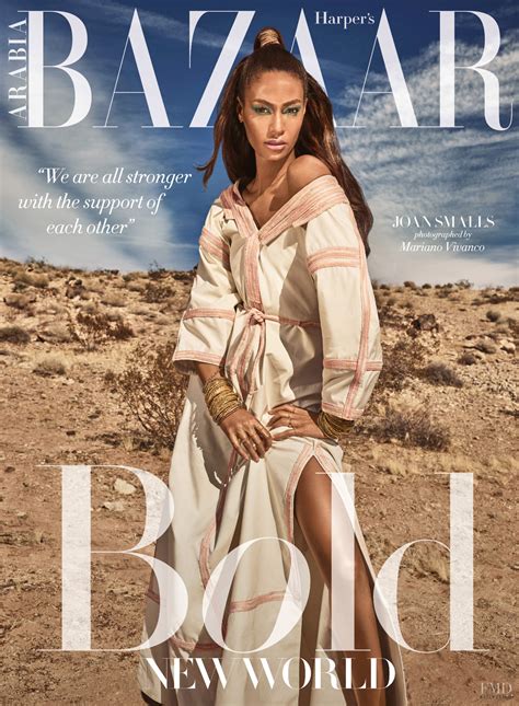 Cover Of Harpers Bazaar Arabia With Joan Smalls March 2018 Id46309