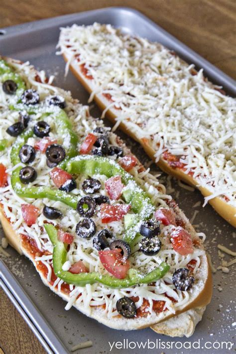 From main meals to decadent desserts, enjoy a tasty evening with dinner ideas for two from tesco real food. French Bread Pizza - Dinner's in 20 | Recipe | French ...