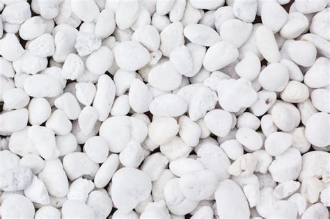 Premium Photo White Pebbles Stone Texture Background