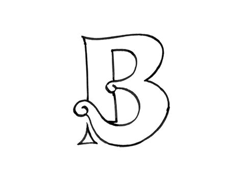 Letter B Coloring Pages - Preschool and Kindergarten