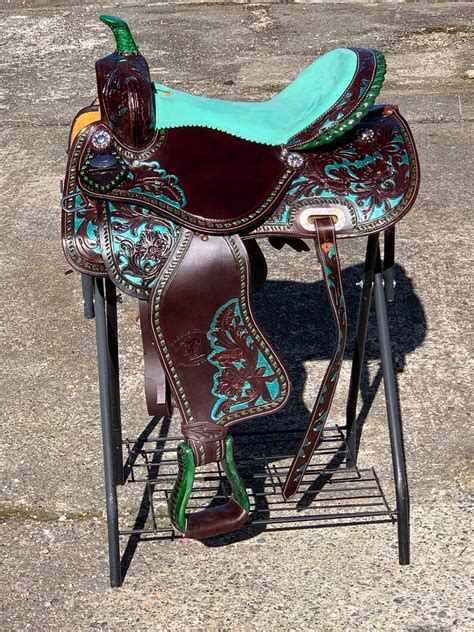 Custom Western Horse Best Saddle Floral Tooled Handmade Etsy