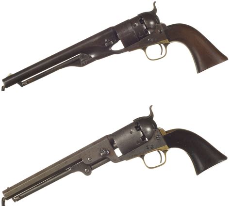 Two Civil War Era Colt Percussion Revolvers Rock Island Auction