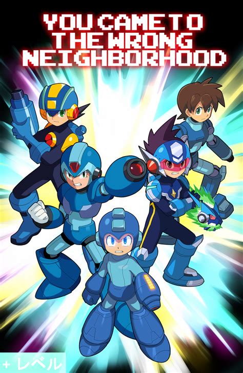 Mega Man Mega Man X Megamanexe Mega Man Volnutt And Geo Stelar Mega Man And 6 More Drawn