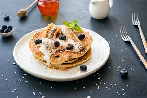 Banana Blueberry Protein Pancakes — Manning Valley Free Range Eggs