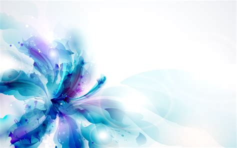 Blue Orchid Flower Wonderful Digital Art Design