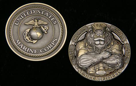 Us Marine Corps Challenge Coin Us Marines Nov 10 1775 Ega Graduatin