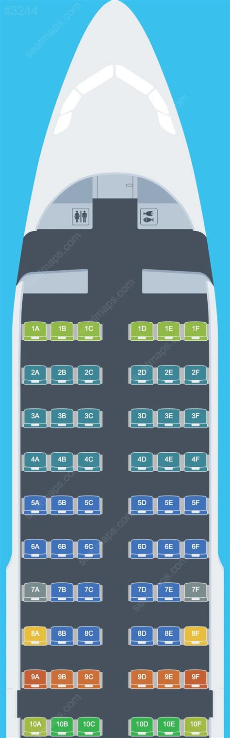 Plan De Cabine Lvueling De Airbus A319