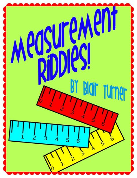 Click Here To See My Measurement Riddles A Fun Way To