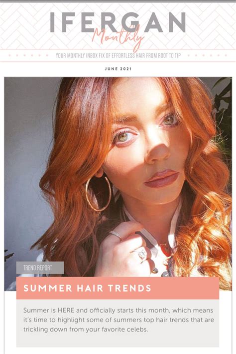 june 2021 newsletter summer hair trends charles ifergan salon