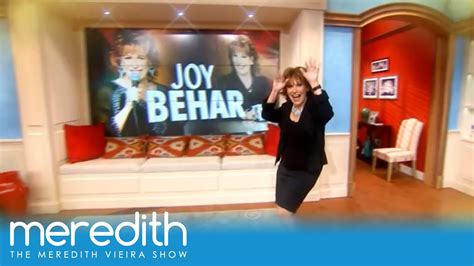 Joy Behar On Monday The Meredith Vieira Show Youtube