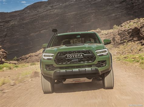 2020 Toyota Tacoma Trd Pro Color Army Green Front Wallpaper 4