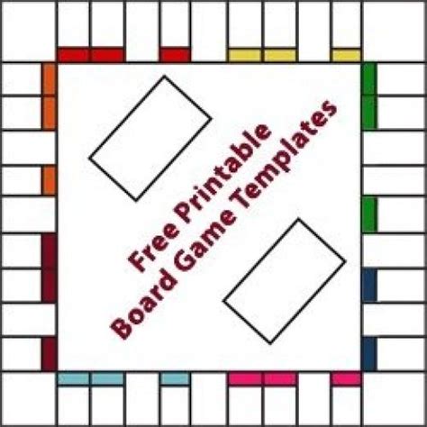 16 Free Printable Board Game Template Free Printable Templates