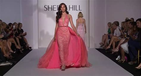 In Photos Catriona Gray Walks For Sherri Hill In New York Fashion Week