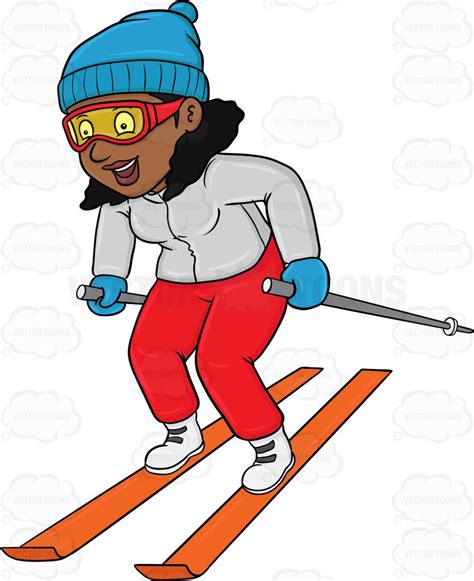 89 Skiing Clipart Clipartlook
