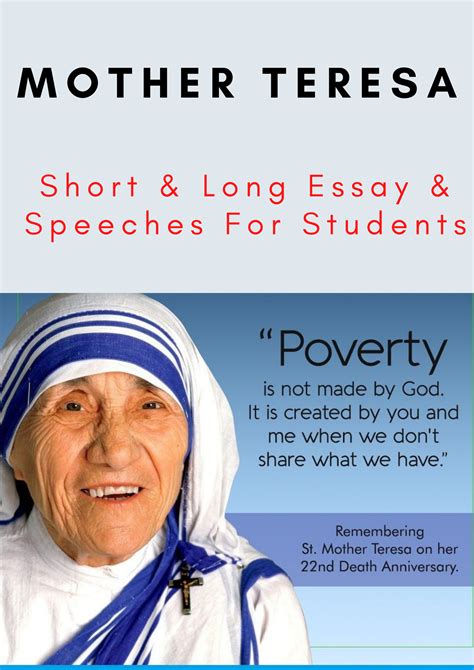 💋 Mother Teresa Life Story In English Biography Of Mother Teresa The