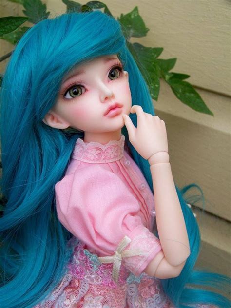 Doll With A Blue Hair Blue Hair Beautiful Dolls Dolls